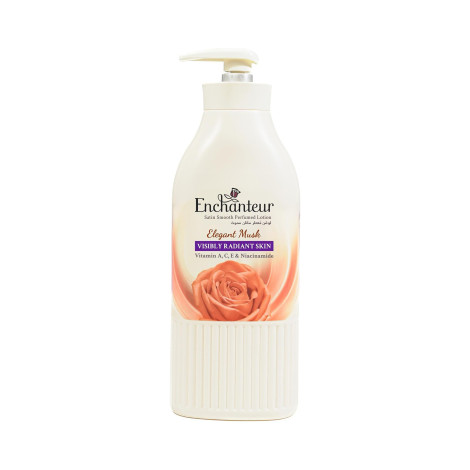 Enchanteur Elegant Musk Satin Smooth Perfumed Lotion 400ml (Malaysia)