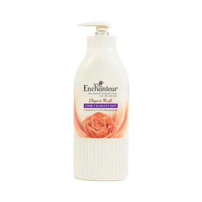 Enchanteur Elegant Musk Satin Smooth Perfumed Lotion 400ml (Malaysia)