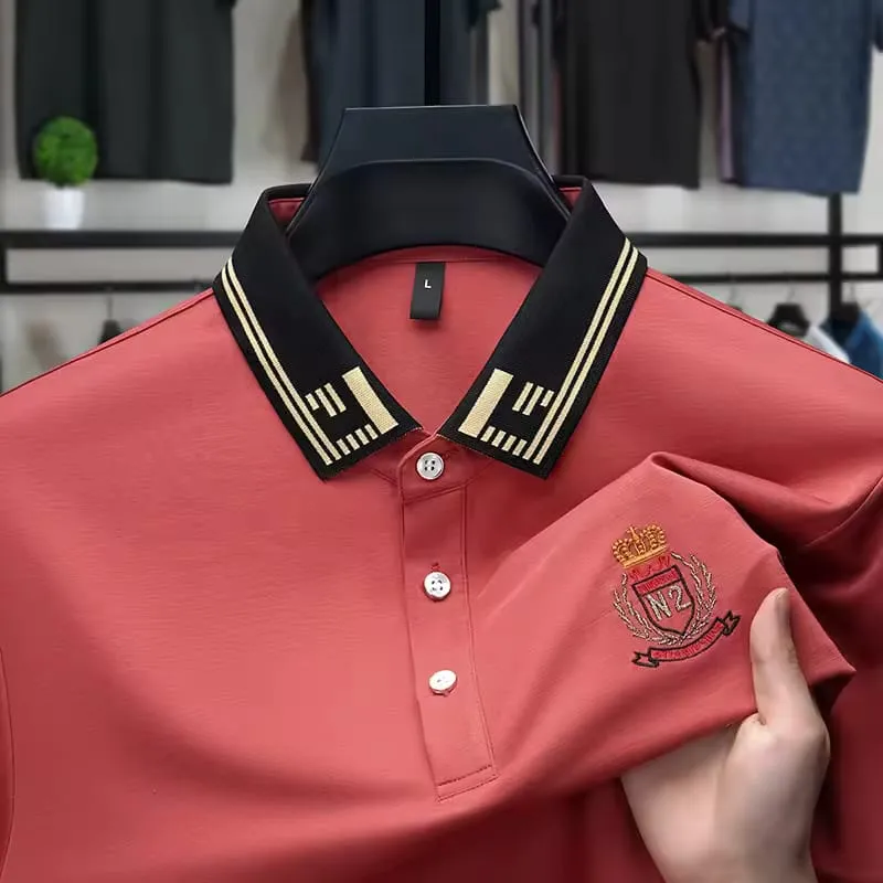 Men's PK Cotton Spandex Polo Shirt, 220 GSM, Sizes M to XL