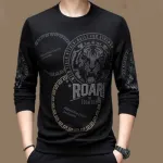 Men's Mesh Fabric Full Sleeve T-Shirt, Mixed Cotton 150 GSM