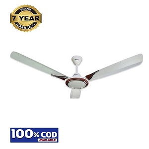 CLICK Camellia Ceiling Fan 56'' Ivory Gold