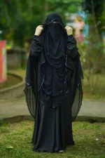 Safa Borka Full Set with Georgette Hijab and Niqab