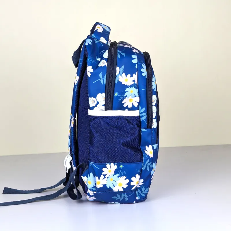Floral Print Backpack For Kids