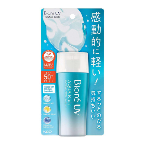 Kao Biore UV Aqua Rich Watery Gel SPF50+ PA++++ 70ml (Japan)