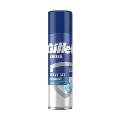 Gillette Series Moisturising with Cocoa Butter Shave Gel 200ml (UK)