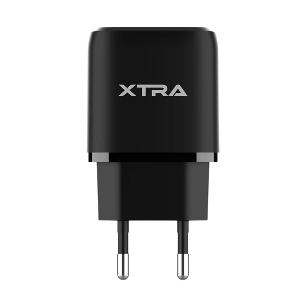 Xtra Power DA30 30W USB & USB-C Black Charger