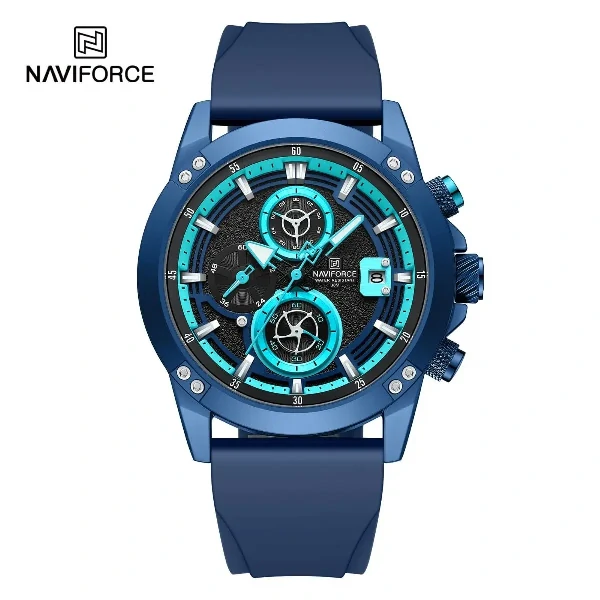 Naviforce 8033 Mens Watch – Blue