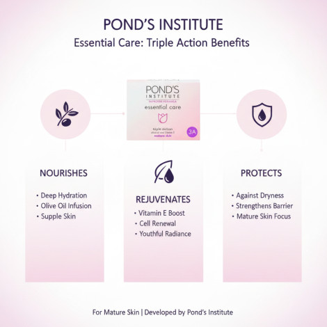 Pond's Essential Care Triple Action Cream 50ml (Spain)