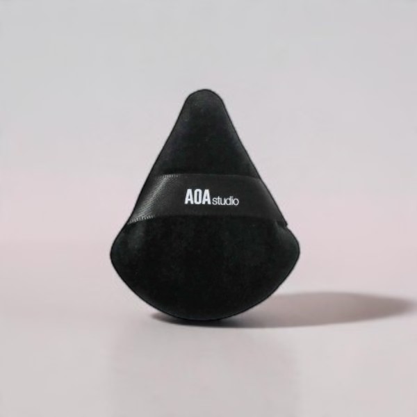 AOA Studio Velvet Puffs Makeup Sponge - Black (China)