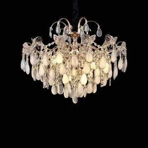 Qulik Decorative Luxury Crystal LED Pendant Chandelier Light(QL-9279-8)