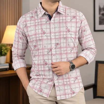 Premium Pure Cotton Check & Print Shirts