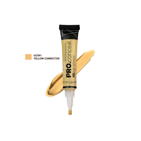 L.A. Girl Pro.conceal Hd High Definition Concealer - GC 991 Yellow Corractor (China)