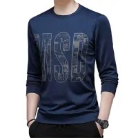 Men's Mixed Cotton Mesh Full Sleeve T-Shirt, 6 Colours