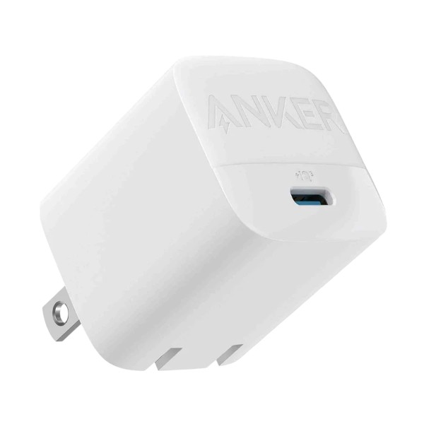 Anker 313 GaN 30W PIQ 3.0 USB-C White Charger