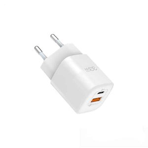 WiWU 33W Fast Charger USB-C + QC3.0 Adapter