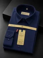 Men's Pure Cotton Formal Shirt, Sizes M to XXL