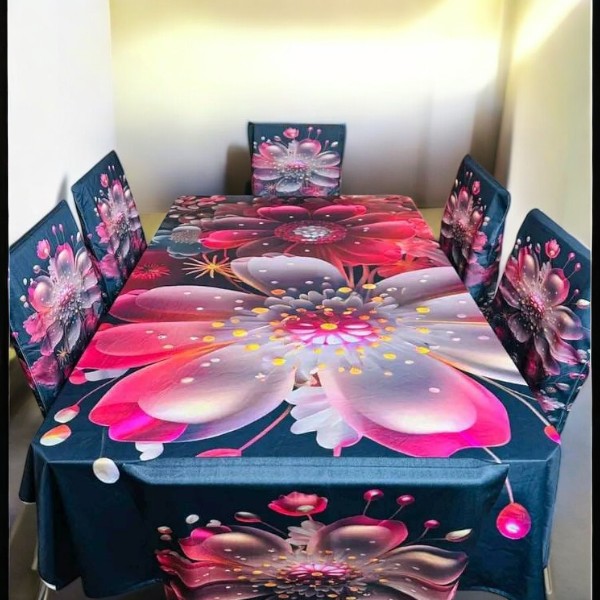 Premium China Premium 3D Print Table Cloth Set