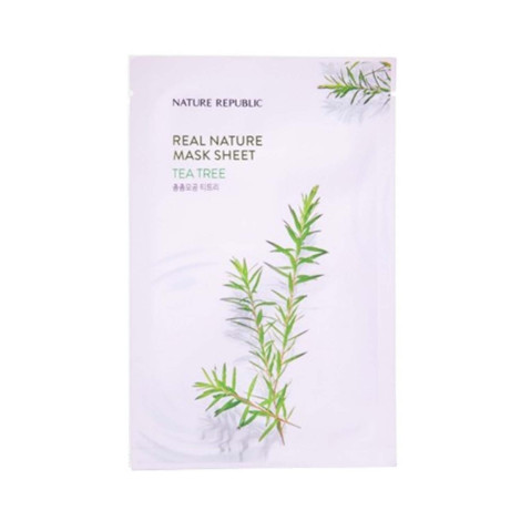 Nature Republic Real Nature Tea Tree Mask Sheet 23ml (Korea)