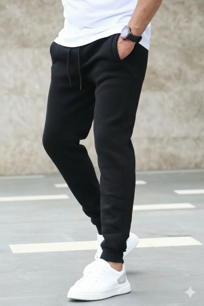 Men's Pure Terry Cotton Trousers for Daily Wear and Sleep, S to XL