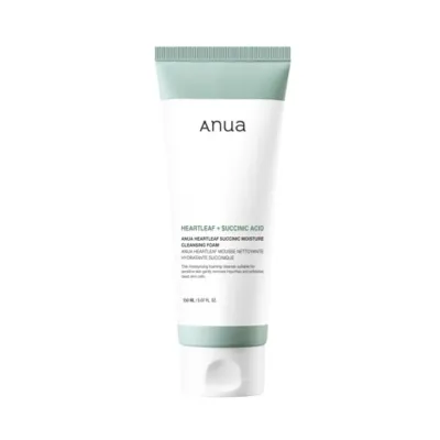 Anua Heartleaf Succinic Cleansing Foam 150ml (Korea)