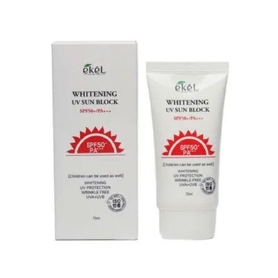 Ekel Whitening UV Sun Block SPF50+ Pa+++ 70ml (Korea)