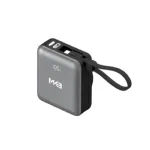 MKB PK71 10000mAh 22.5W Fast Charging Power Bank with Magnetic Wireless Charging & Built-in Cables