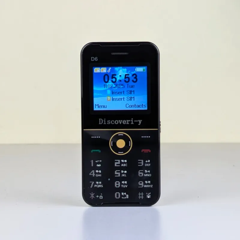 Discoveri-Y D6 Dual SIM Feature Phone with Torch