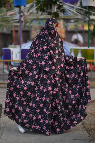 Women's Alex Print Prayer Khimar, Length 64, Gher 350