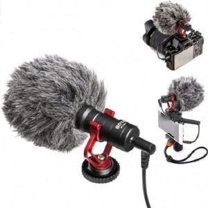 BOYA MM1 Microphone- Vlogging & YouTube Video Microphone For Smartphone, PC DSLR- (BOYA BY-MM1)