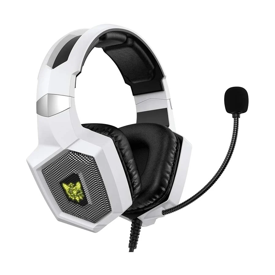 Onikuma K8 RGB Wired White Stereo Gaming Headphone