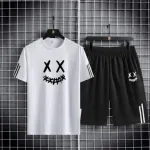 Men's Mesh Fabric Half Pant and T-Shirt Set, 160 GSM, 6 Colours