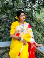 Bright Colour Chanduri Silk Saree for Daily and Festive Wear