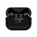 Awei T29P ANC Gaming True Wireless Earbuds – Bluetooth 6.0 Low Latency Earphones with Active Noise Cancellation, LED Charging Display & IPX6 Waterproof