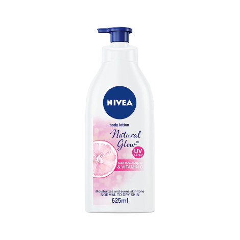 Nivea Natural Glow UV Filter Body Lotion 625ml (Spain)