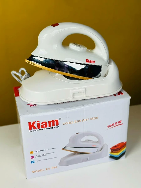 Kiam ES596 1000W Cordless Electric Dry Iron