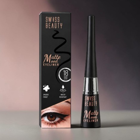 Swiss Beauty Matte 18H Stay Smudge Proof Water Resistant Mood Eyeliner 4ml (China)