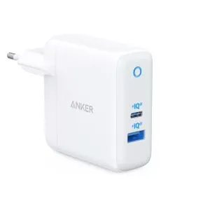 Anker Powerport PD+2 35W Dual Port Wall Charger A2636G21- White Color