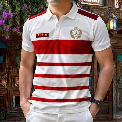 Men's Casual PK Cotton Polo Shirt, 210 GSM, 6 Colour Choices
