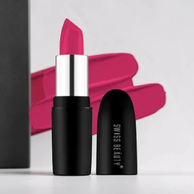 Swiss Beauty Pure Matte Lipstick - 224 Red Wine (China)