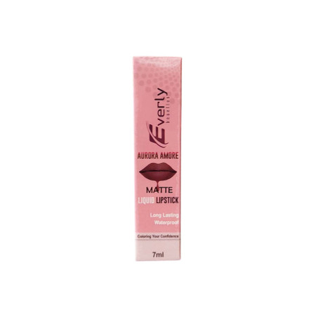 Everly Beauties Aurora Matte Liquid Lipstick - Crimson Petal (China)