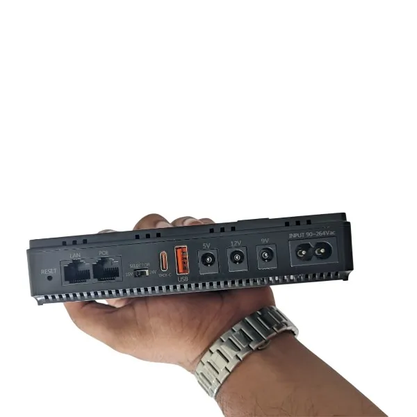 JIMOX JM-01 Multi-Output Mini UPS for Router & ONU (10400mAh, Fast Charging)