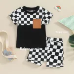 Boys' and Girls' Cotton T-Shirt Set, 160 GSM, 6 Months to 6 Years