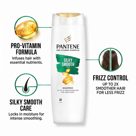 Pantene Pro - Vitamin Silky Smooth Care Shampoo 300ml (Thailand)