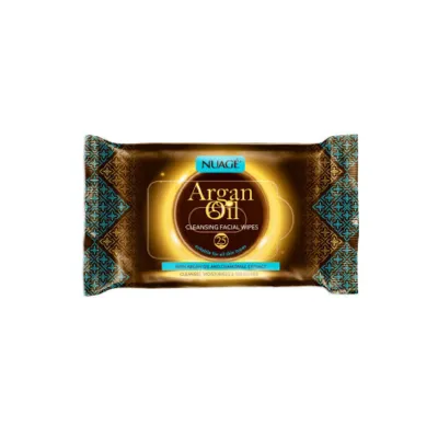 Nuage Argan Oil Cleansing Facial Wipes 25 Wipes (China)