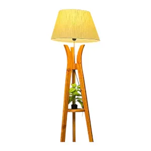 Wooden Floor Lamp/ Stand Lamp/ Home Decor/ Lamp Shade