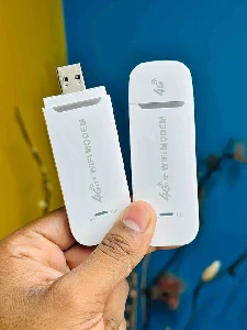 4G LTE WiFi Modem- Support All Bangladesh SIM Cards- White Color