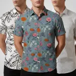 Premium Formal Half Sleeve Printed Shirt