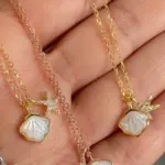 Pearl Shell Starfish Pendant Necklace