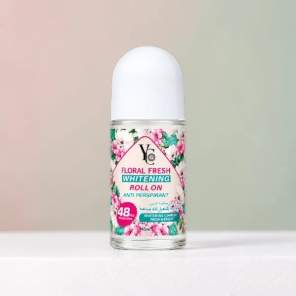 YC Floral Fresh Whitening Anti Perspirant Roll On 45ml (Thailand)