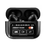 A9 Pro ANC True Wireless Earbuds – Smart Touch Screen Charging Case, Active Noise Cancellation, 13mm Drivers, GPS Location & 35H Battery
